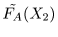 $\tilde{F_A}(X_2)$