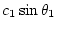 $\displaystyle c_1\sin\theta_1$